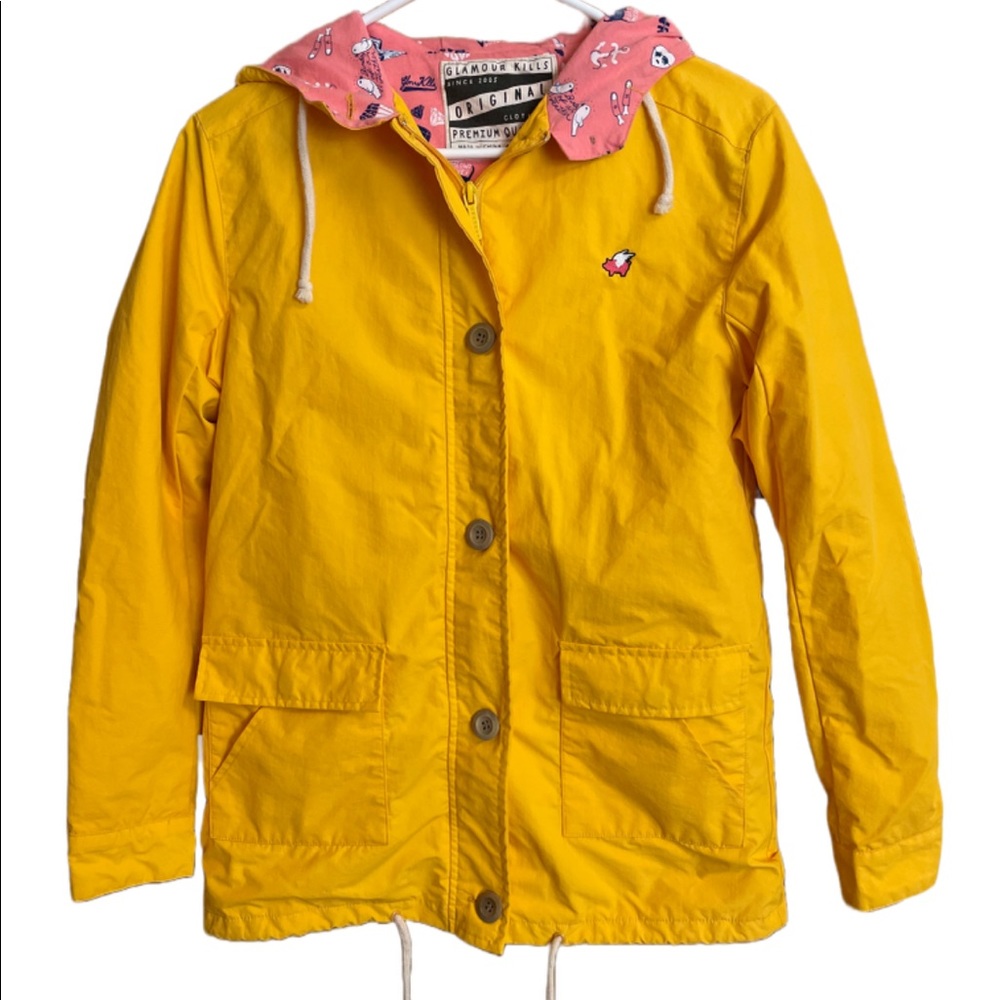 GLAMOUR KILLS SIZE S rain jacket! So cute.
